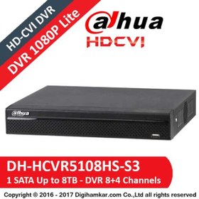 تصویر دستگاه ضبط کننده تصویر HCVR هشت کانال داهوا مدل DH-HCVR5108HS-S3 