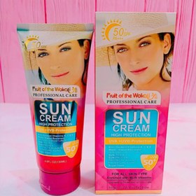 تصویر ضد آفتاب سان کرم SUN CREAM spf60 حجم 130 میل 