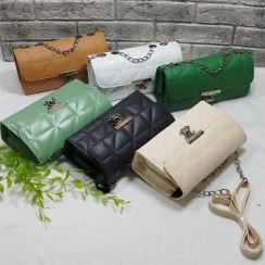 تصویر کیف دوشی زنانه مدل سحر جنس چرم مصنوعی 