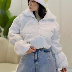 تصویر کاپشن نیم تنه عروسکی 