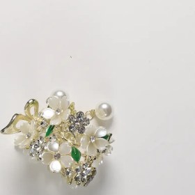 تصویر کلیپس مو گل طلایی مدل 3392 