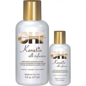 تصویر سرم مو کراتینه اینفیوژن سیلک ۱۵ میل Chi Chi Keratin Silk Infusion 15ml