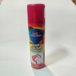 تصویر اسپری مو رنگی قرمز 