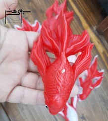 تصویر شمع سفره هفت سین طرح ماهی دست ساز کد SH0۱2 
