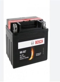 تصویر باتری باطری 12V 6 Amp Ytx7A Bs M6 007 Agm موتور سیکلت تغذیه مغز تولید جدید Bosch 