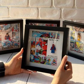 تصویر تابلو اسپایدرمن لگویی 