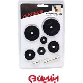 تصویر تیغ فرز انگشتی 8 عددی پلاتینوم مدل HSS SAW BLADES 