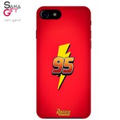 تصویر قاب موبایل طرح لایتنینگ مک‌ کوئین (انیمیشن ماشین ها) 