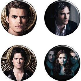 تصویر پیکسل ابیگل طرح سریال خاطرات خون‌ آشام ومپایر دایریز Vampire Diaries کد 012 مجموعه 4 عددی 