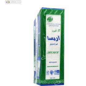 تصویر گاز طبی غیر استریل 16 لایه ساده 10 در10 سانتیمتر آریسا500 گرم Arisa Non-Sterile Medical Gas 500 gr