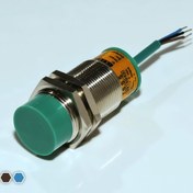 تصویر سنسور القایی تبریز سنسور، DC-NC، قطر 34، دو سیمه، فاصله تشخیص 20mm، کد IS3420-CD 