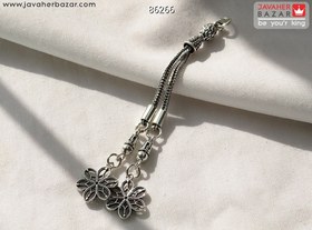 تصویر کرکوش نقره طرح گل کد 86266 