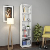 تصویر کتابخانه مدل F45 با جنس ملامینه 