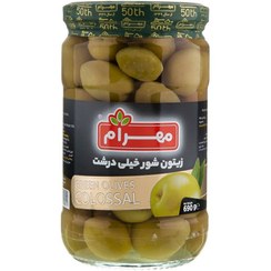 تصویر مهرام زیتون شور خیلی درشت 690گرم 