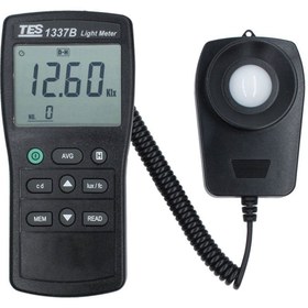 تصویر شدت سنج نور و لوکس متر TES-1337B ساخت کمپانی TES تایوان Lux Intensity Meter TES-1337B