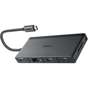 تصویر هاب USB-C انکر مدل A8373 ظرفیت ۹ پورت 