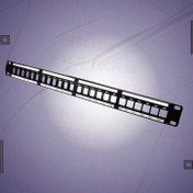 تصویر پچ پنل بدون کیستون ۲۴ پورت متا 