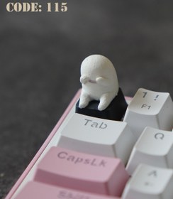 تصویر کیکپ هنری طرح گریه 