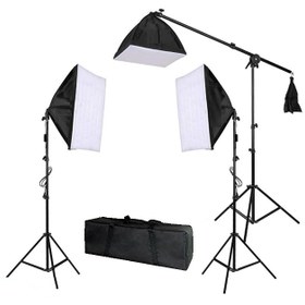 تصویر کیت نور ثابت 3 تایی - Continuous Lighting Kit 3 Heads 