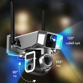 تصویر دوربین خورشیدی سیمکارتی Y7A 4G Y7A