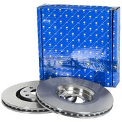 تصویر دیسک ترمز چرخ جلو سمند LX EF7 ایساکو 4 پیچ 283*22 دست دو عددی 0670204501 