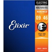 تصویر سیم گیتار الکتریک الکسیر Elixir Nanoweb 9-46 