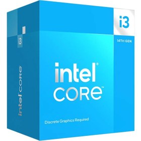 تصویر پردازنده بدون باکس اینتل Core i3-14100F Raptor Lake Intel Core i3-14100F Raptor Lake FCLGA1700 14th Gen Tray Processor