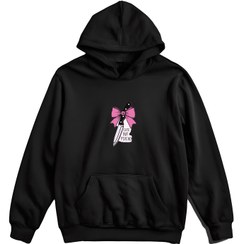 تصویر هودی کیوت - سفید / مشکی Cute hoodi