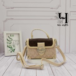 تصویر کیف کوچ صندوقی شیری کد ۴۳۳۷ 