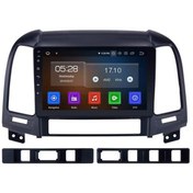 تصویر مانیتور اندروید خودرو هیوندای سانتافه ۲۰۰۷-۲۰۱۰ آلپاین مدل S16 