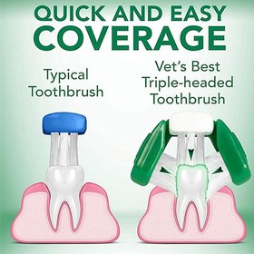 تصویر مسواک سه بعدی VetBest 