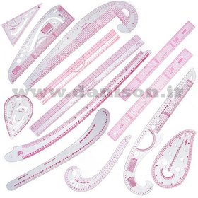 تصویر خط کش ژله ای ۸ تکه 