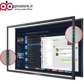 تصویر فریم لمسی ساز مادون قرمز یا Infrared(IR) سایز 49 اینچ سی تاچ مدل PR490S 