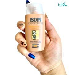 تصویر کرم ضد آفتاب رنگی اییز دین مدل Fusion Water 5 Daily 50ml 