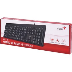 تصویر کیبورد Genius KB-116 Genius KB-116 Wired Classic Keyboard