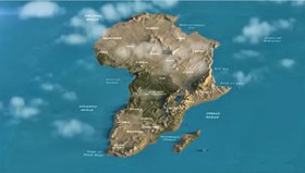 تصویر پروژه پریمیر نقشه آفریقا Africa Map PP 