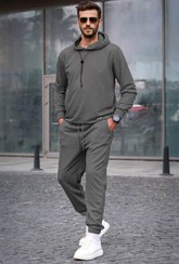 تصویر ست لباس ورزشی مردانه مدمکست مدل ۵۹۰۸ رنگ خاکستری 