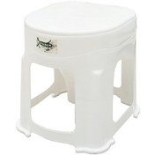 تصویر توالت تمام پلاستیکی دورباز کابوک کد k405 - رنگ:سفید 