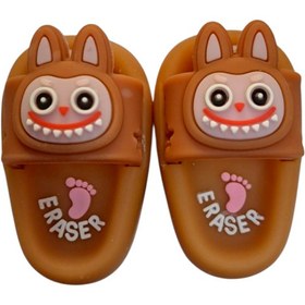 تصویر پاک کن دمپایی - قهوه ای 