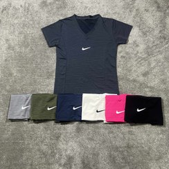 تصویر تیشرت میراژ زنانه نایک یقه هفت | کد ۳۰۴۳ 