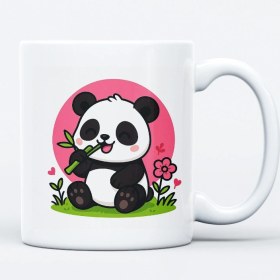 تصویر ماگ پاندا بامزه کد M6 