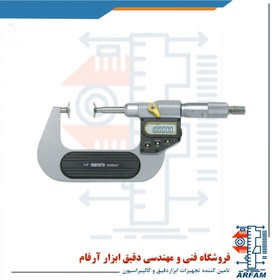 تصویر میکرومتر فک بشقابی دیجیتال آسیمتو 50-25 خارج سنج مدل 0-02-145 Asimeto Digital Disk Micrometer 145-02-0