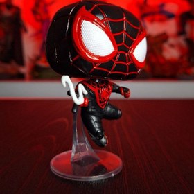 تصویر فانکوپاپ! مایلز مورالس POP! MILES MORALES UPGRADED SUIT 970 MARVELS SPIDER-MAN 2