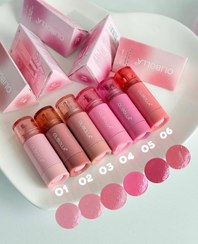 تصویر رژگونه مایع دکمه ای - 02 