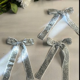 تصویر پاپیون نقره(3عددی) 