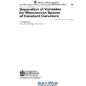 تصویر دانلود کتاب Separation of variables for Riemannian spaces of constant curvature (Longman) جداسازی متغیرها برای فضاهای ریمانی با انحنای ثابت (Longman)