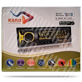تصویر دستگاه پخش صوتی خودرو KARO مدل BT-6307 