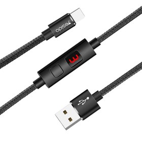 تصویر کابل تایمردار میکرو یو اس بی Yesido CA46 1.2m YESIDO CA46 MICROUSB TO USB 1.2M CABLE