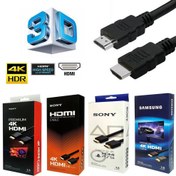 تصویر کابل HDMI سونی 1.5 متری 4K پک کارتونی SONY HDMI CABLE 1.5M 4K