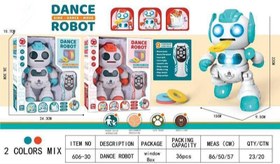 تصویر اسباب بازی دنس ربات کنترلی دیسک پران DANCE ROBOT 606-30